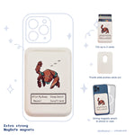 Rockymon MagSafe Phone Wallet by Donburee x Pinbuds, main product photo