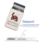 Rockymon MagSafe Phone Wallet by Donburee x Pinbuds, shake test showing it stays put
