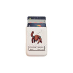 Rockymon MagSafe Phone Wallet by Donburee x Pinbuds, holding cards