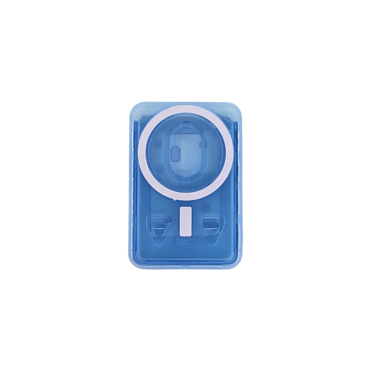 Spider Track MagSafe Phone Wallet by Donburee x Pinbuds, back view