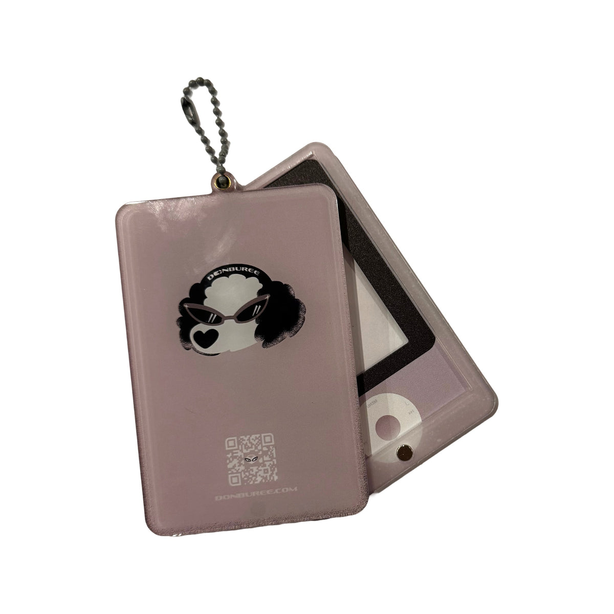 Music Player Photocard Holder by Pinbuds, back of the photocard holder