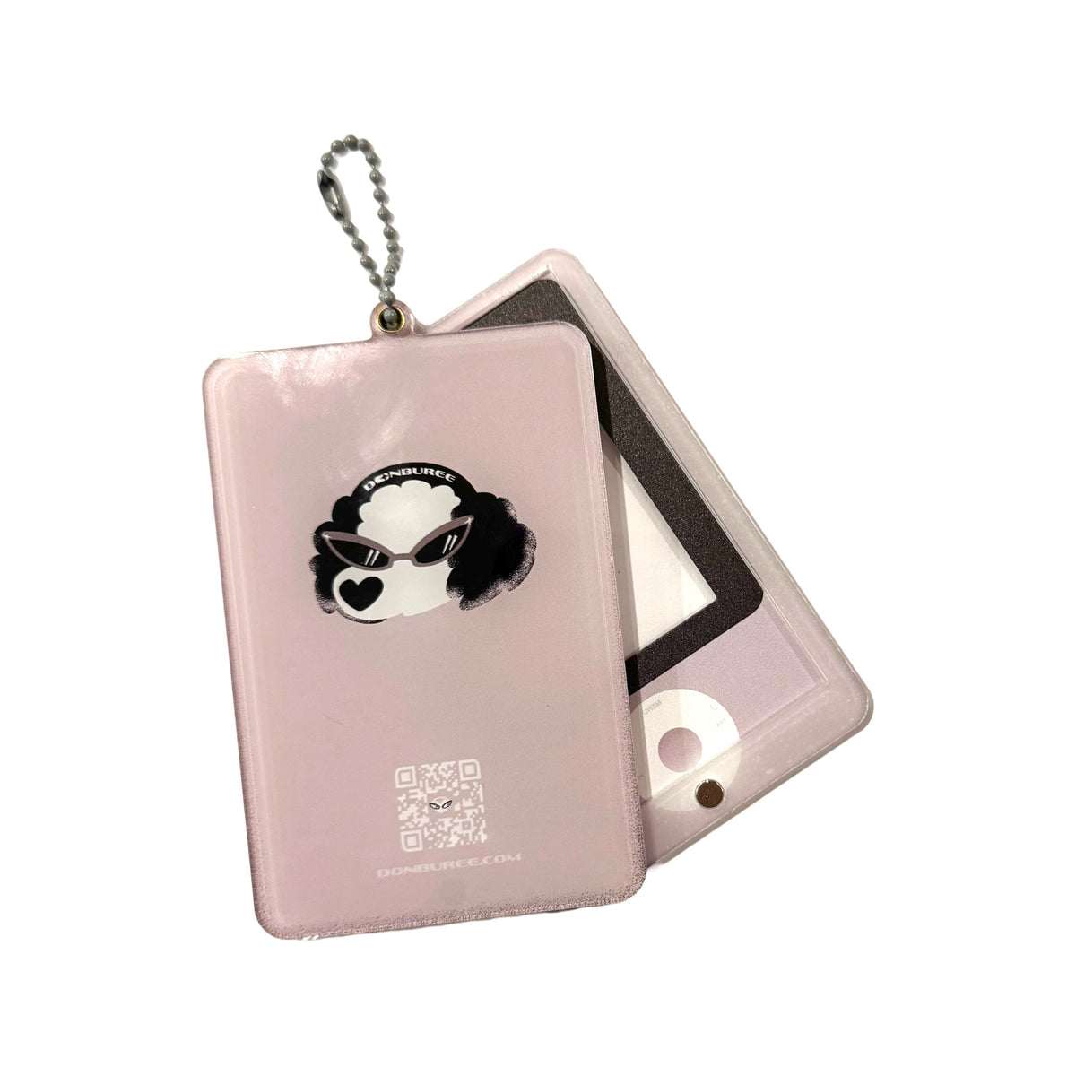 Music Player Photocard Holder by Pinbuds, back of the photocard holder