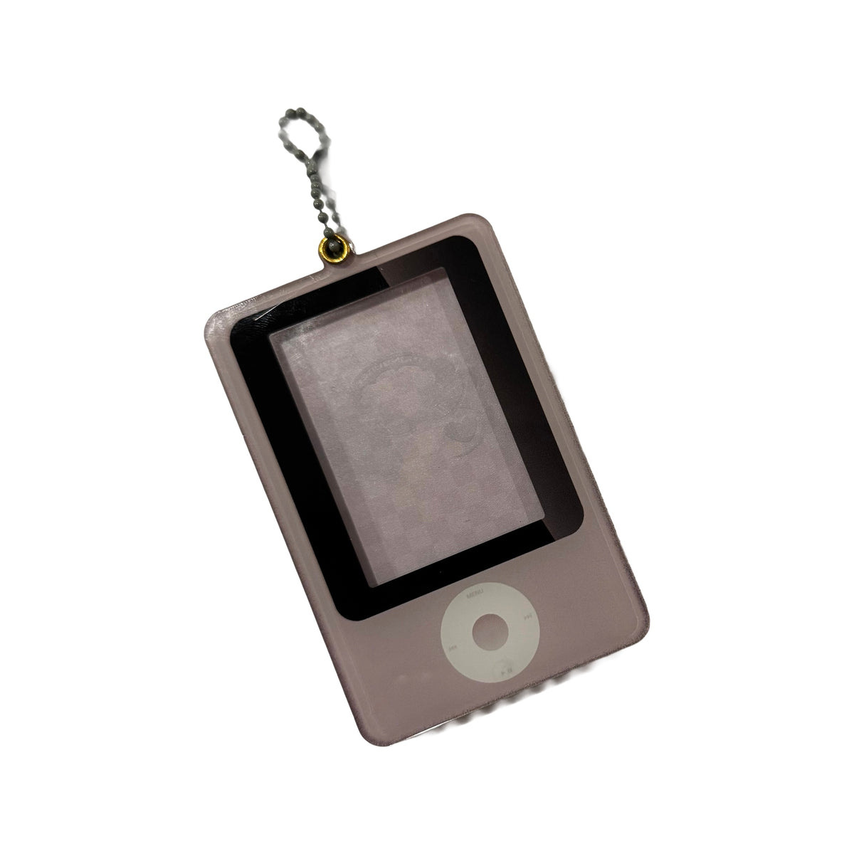 Music Player Photocard Holder by Pinbuds, front of the photocard holder