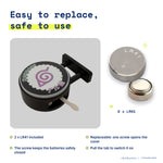 Narumen Magnet Light by Donburee x Pinbuds, easy to replace and safe to use battery