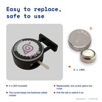 Narumen Magnet Light by Donburee x Pinbuds, easy to replace and safe to use battery