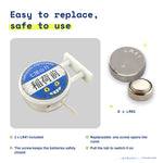 Nekobasu Magnet Light by Donburee x Pinbuds, easy to replace and safe to use battery