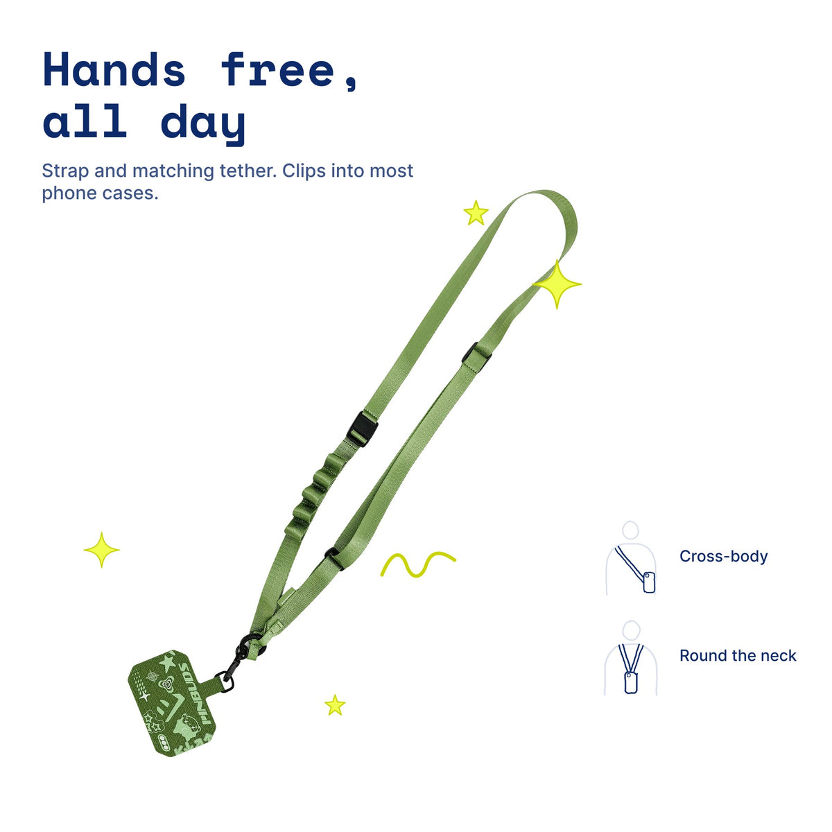 Phone Lanyard & Tether by Pinbuds, main product photo