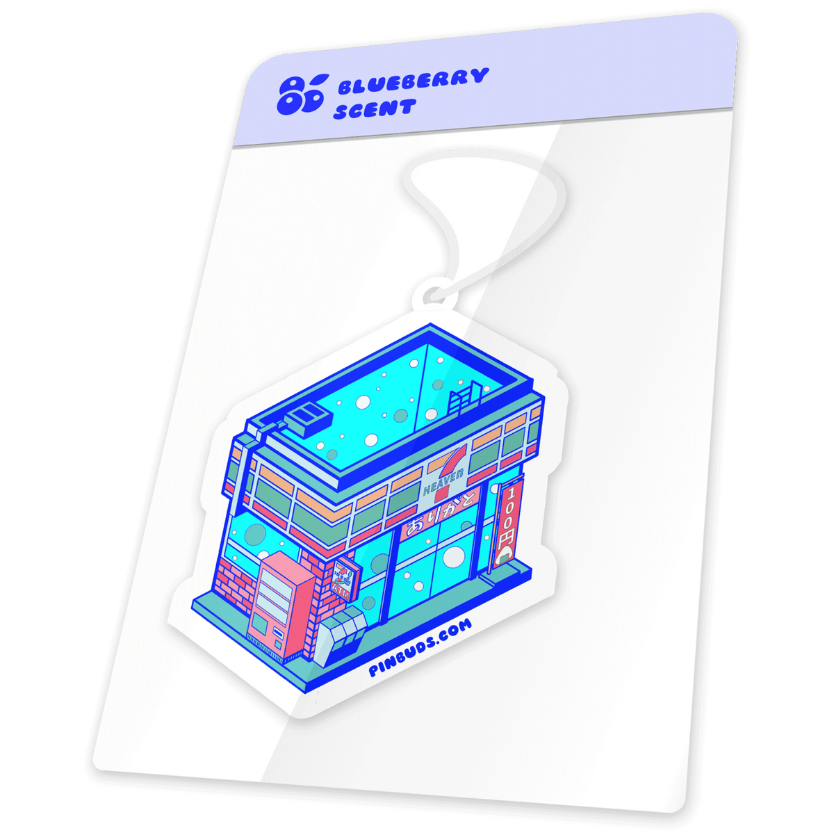 Konbini Heaven car air freshener by Pinbuds