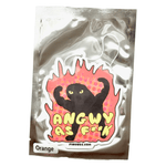 Angwy as Fuck Cat car air freshener, designed in Sydney