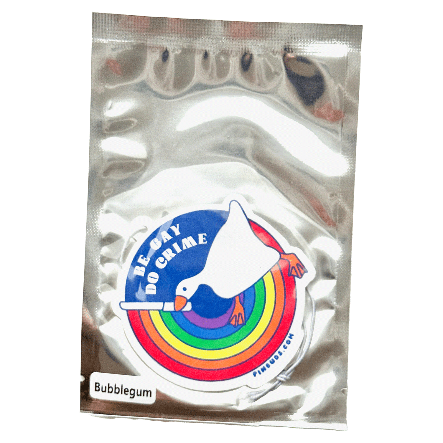 Pinbuds Air Freshener Be Gay Do Crime air freshener