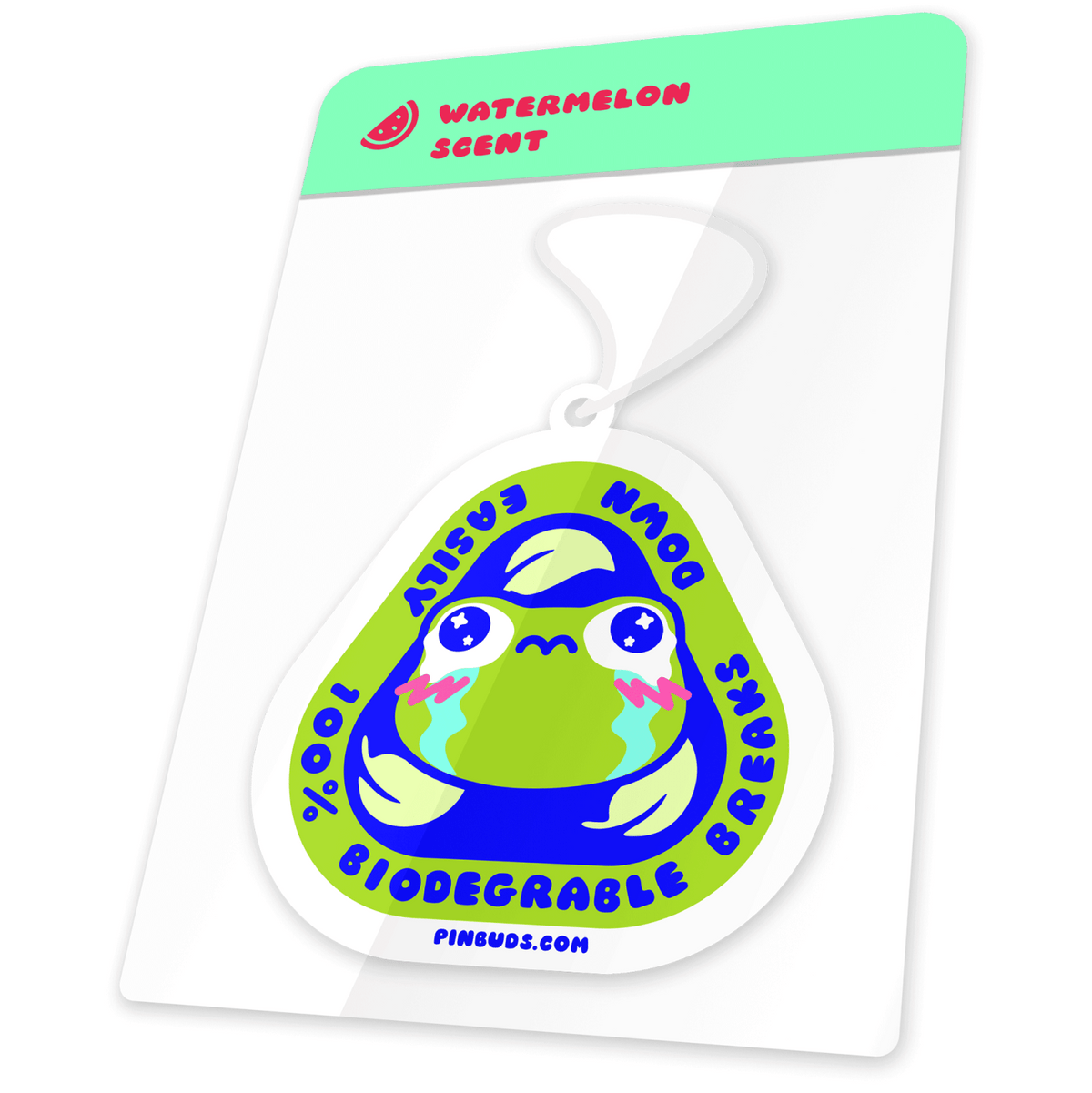 Biodegradable Frog car air freshener by Pinbuds