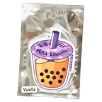 Bubble Tea Ocha Kudasai car air freshener, designed in Sydney