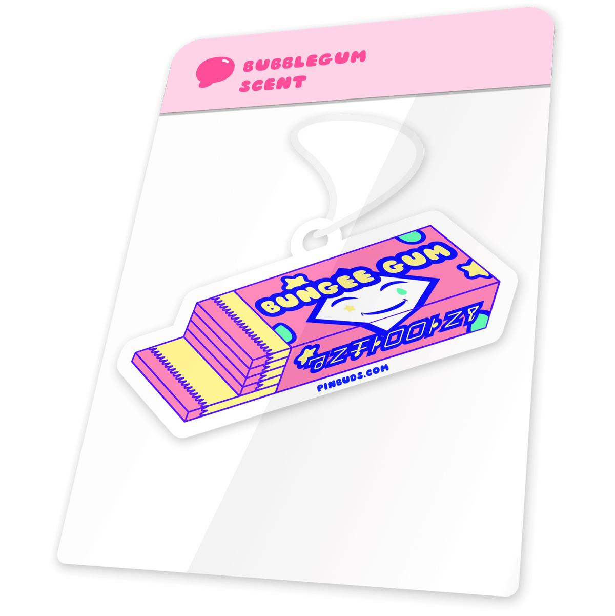 Bungee Gum car air freshener by Pinbuds