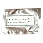 It Hurt Itself in Confusion car air freshener, designed in Sydney