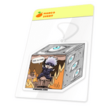 This Is Fine Prism Cube car air freshener by Pinbuds
