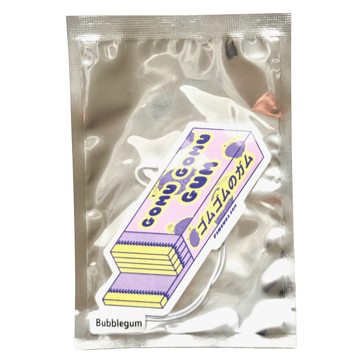 Gomu Gomu Gum car air freshener, designed in Sydney