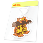 Hang In There Fire Spirit car air freshener by Pinbuds