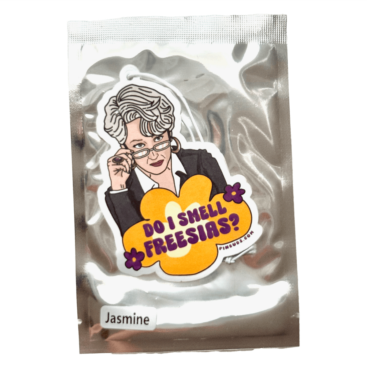 "Do I Smell Freesias?" car air freshener, designed in Sydney