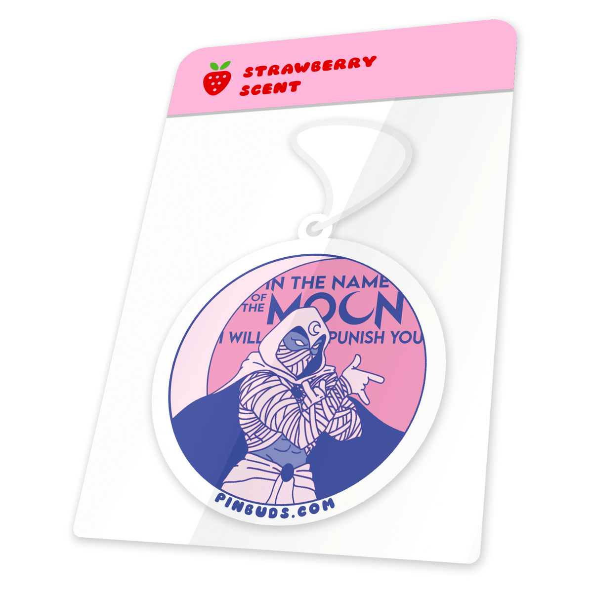 In the Name of the Moon car air freshener by Pinbuds