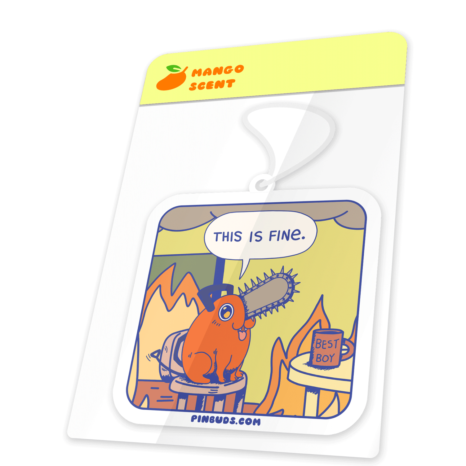 Pinbuds Air Freshener This Is Fine Best Boy air freshener