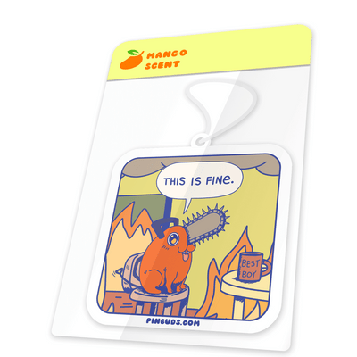 This Is Fine Dog Air Freshener