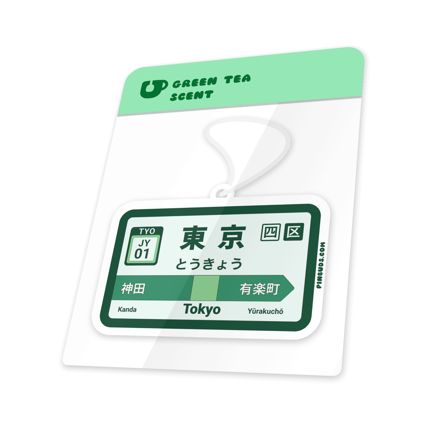 Pinbuds Air Freshener Tokyo Station air freshener