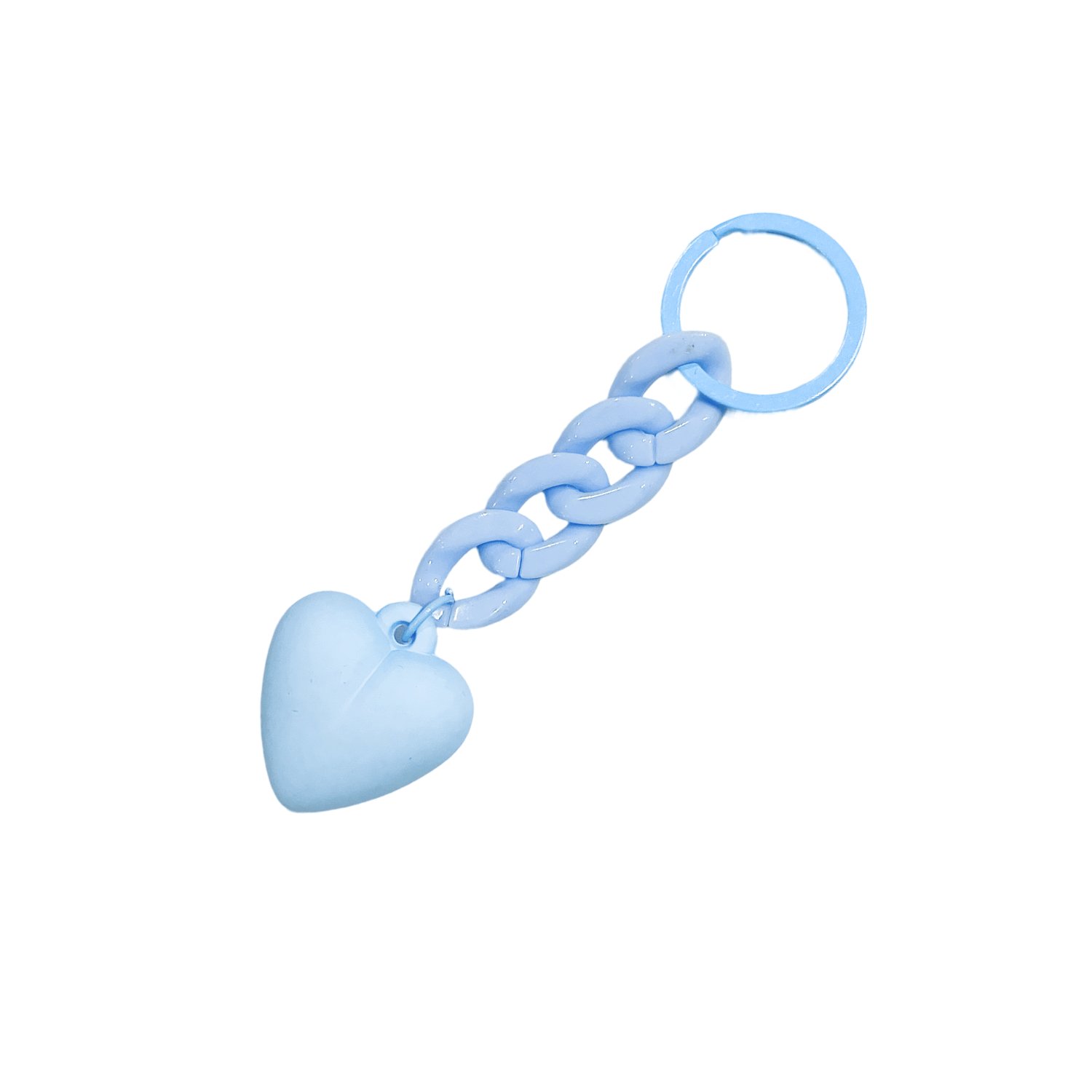 pinbuds Bag Charm Blue Heart Bag Charm