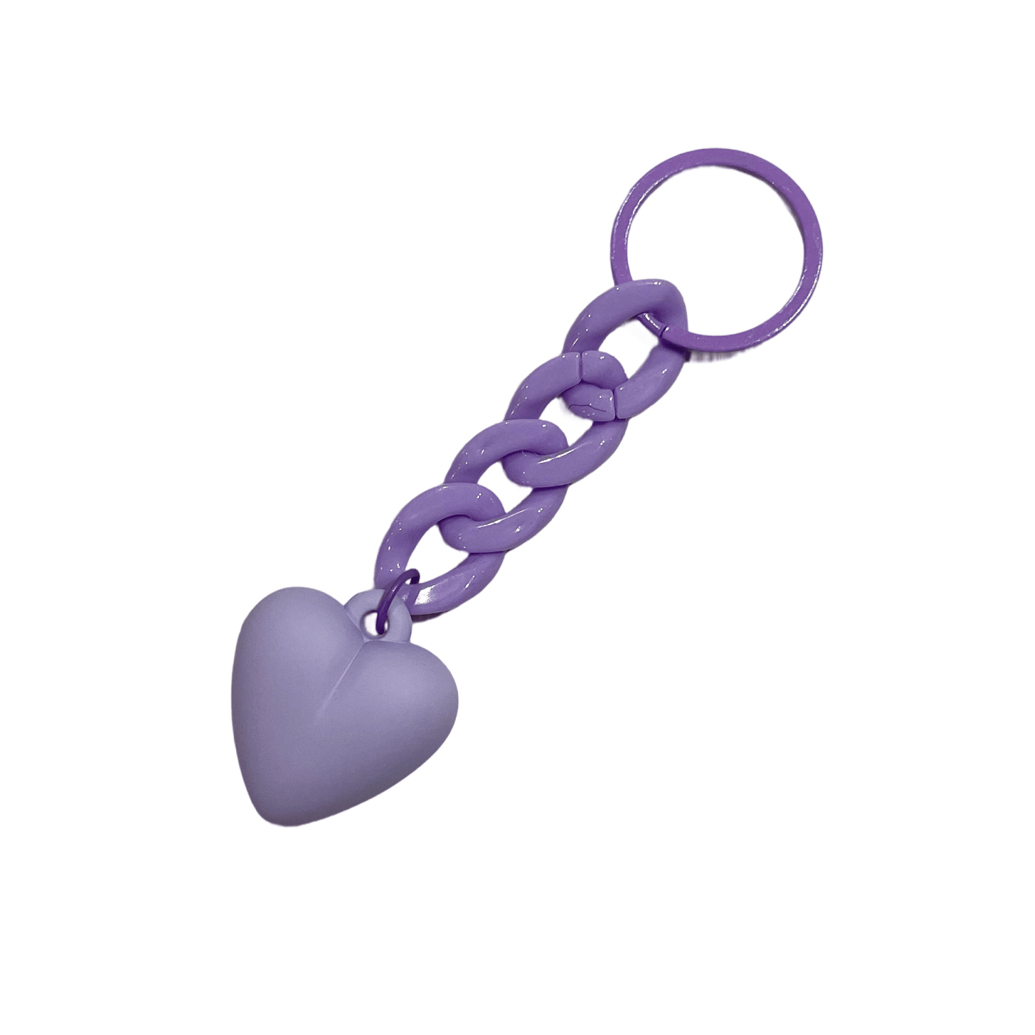 pinbuds Bag Charm Purple Heart Bag Charm