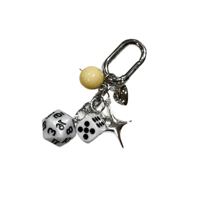 Y2K Lucky White Bag Charm