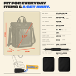 15" 3-Way Shapeshift Backpack Cotton 2026 Version ITA bag, designed in Sydney