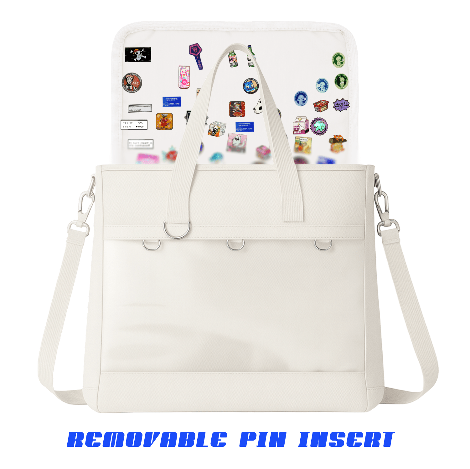 pinbuds Bags 16" 2-Way ITA Tote/Cross-Body Bag V6 with Shockproof laptop area (Waterproof Oxford)