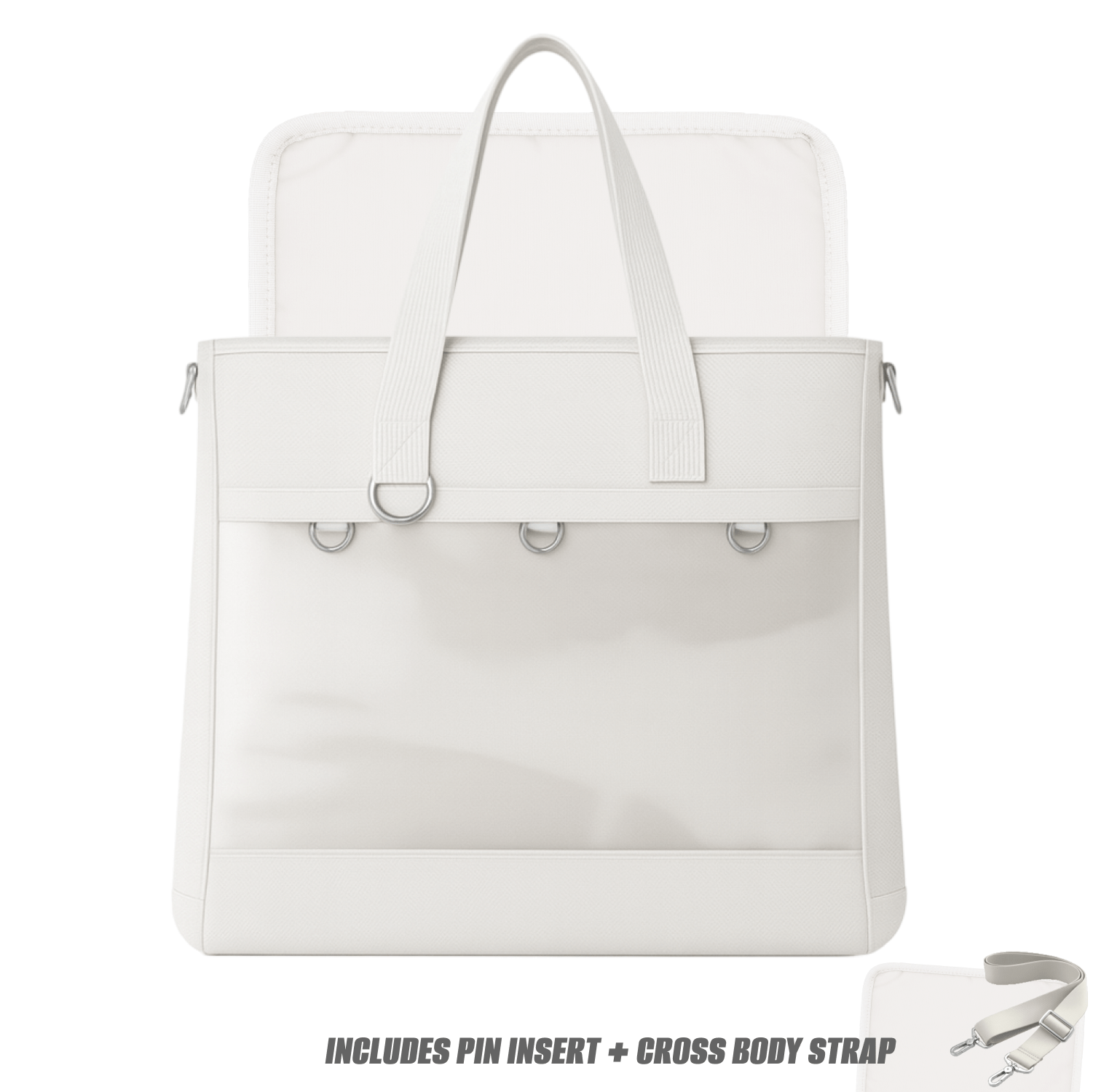 pinbuds Bags 16" 2-Way ITA Tote/Cross-Body Bag V6 with Shockproof laptop area (Waterproof Oxford)