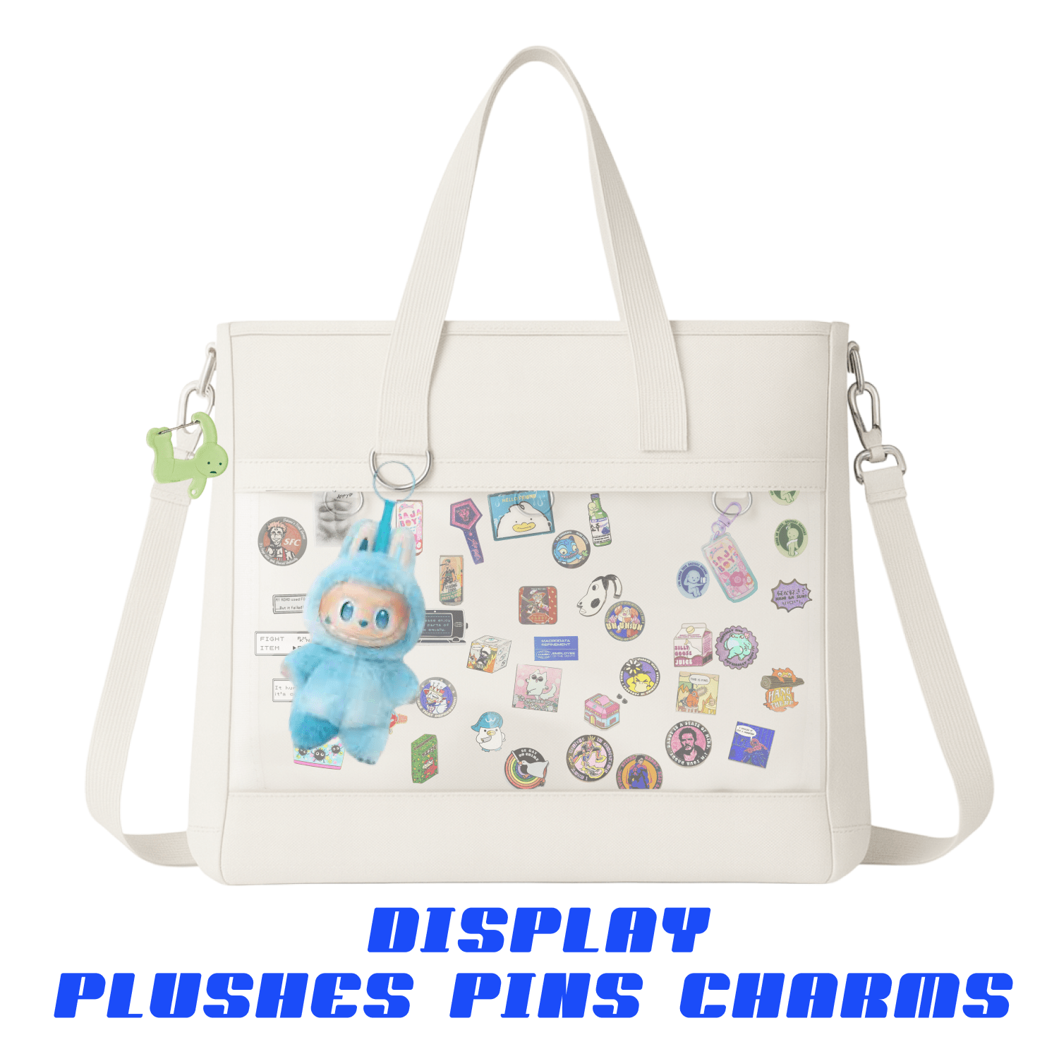 pinbuds Bags 16" 2-Way ITA Tote/Cross-Body Bag V6 with Shockproof laptop area (Waterproof Oxford)
