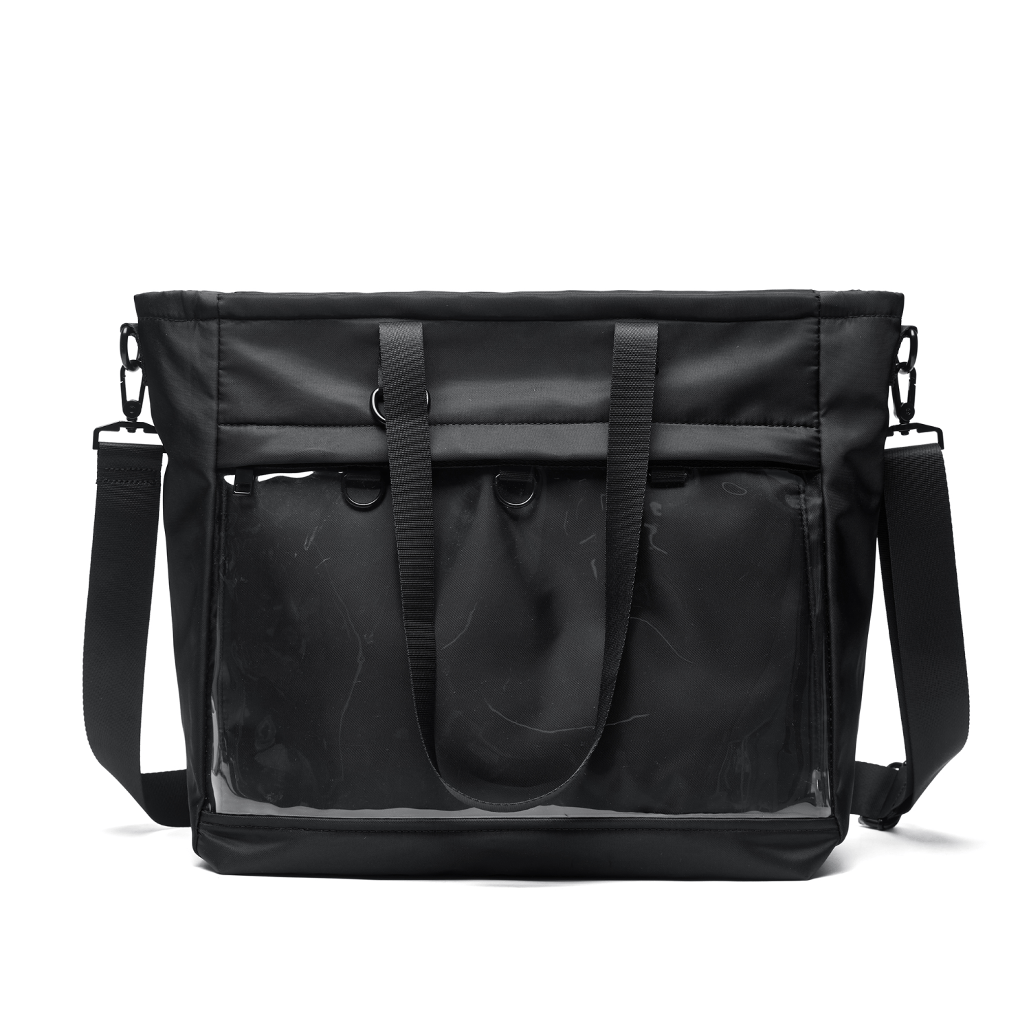 pinbuds Bags 16" 2-Way ITA Tote & Cross-Body Bag, Waterproof Oxford with Pin Display