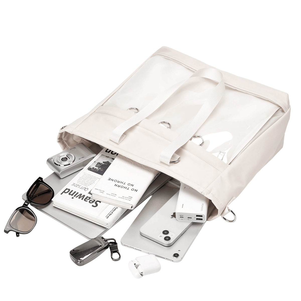 16" 2-Way ITA Tote & Crossbody Bag, Waterproof Oxford Pin Display, designed in Sydney