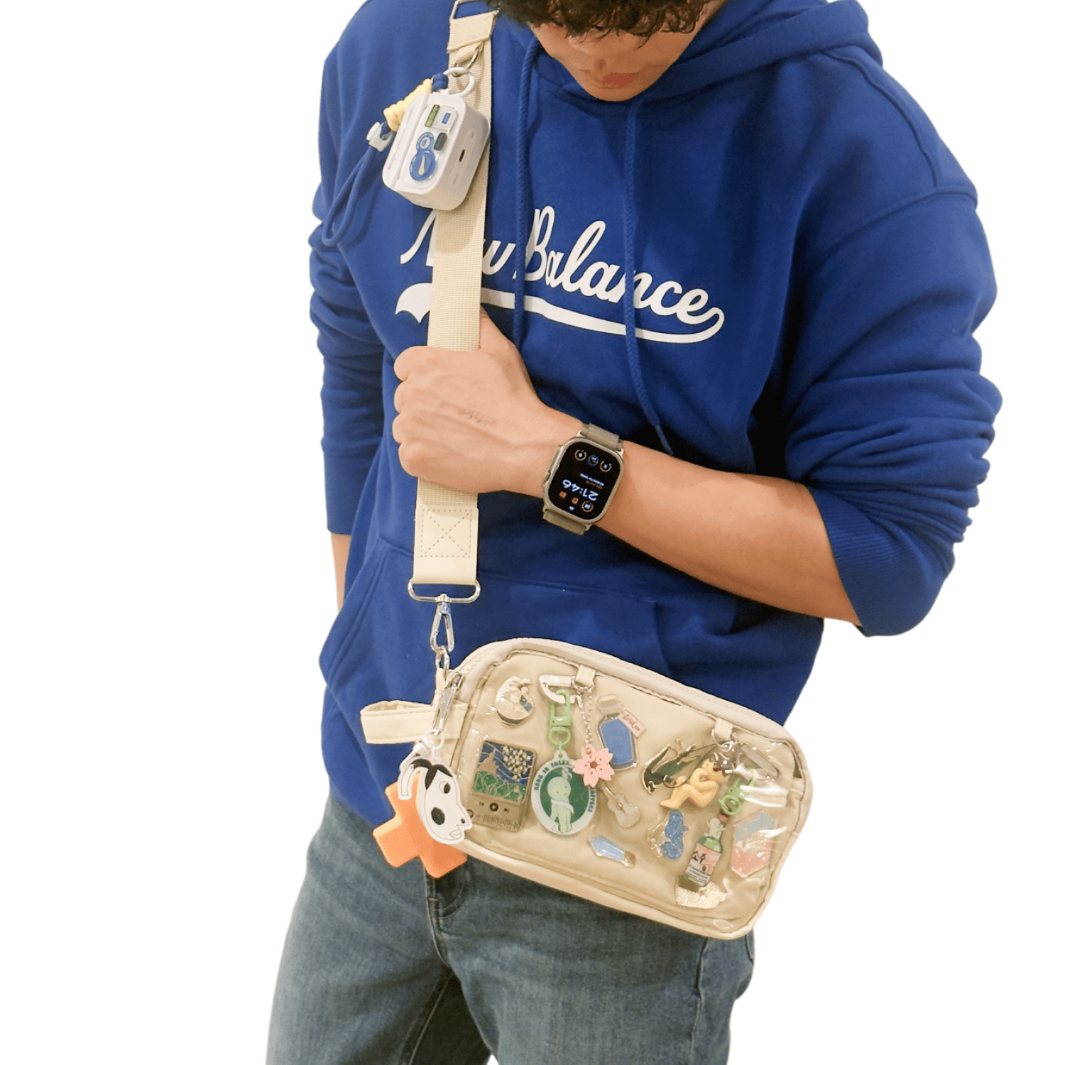 pinbuds Bags 9" ITA Cross-Body Bag/ Insert