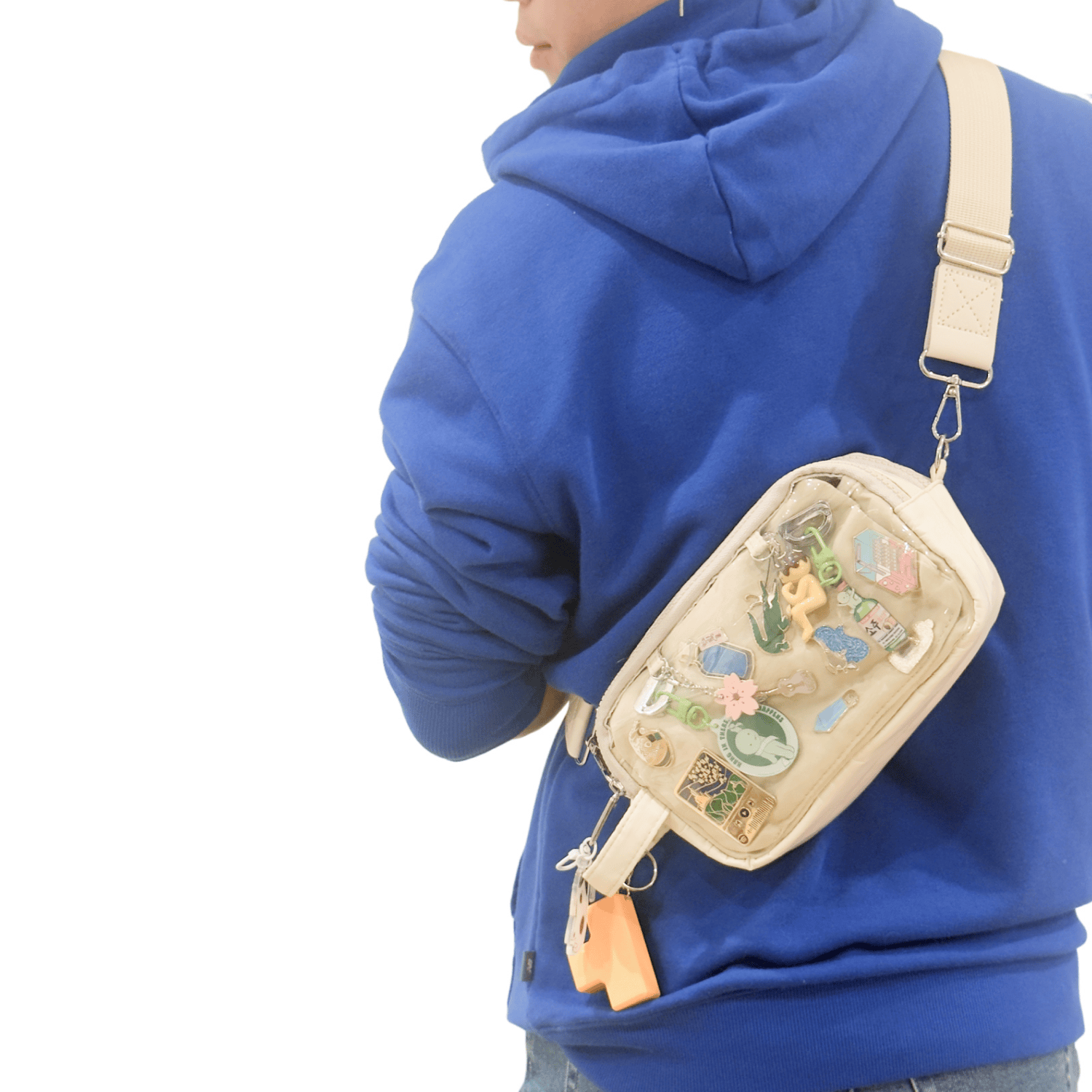 pinbuds Bags 9" ITA Cross-Body Bag/ Insert