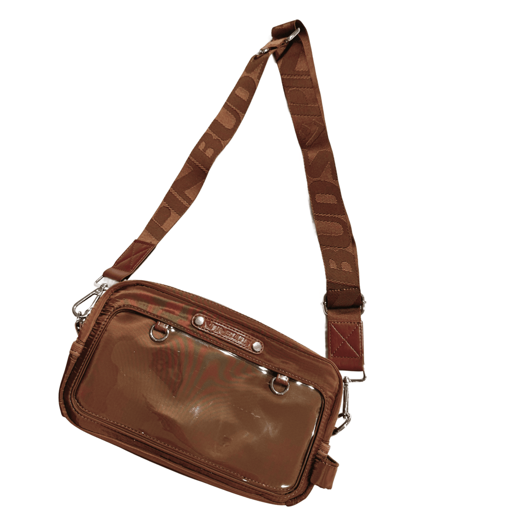 ITA Switch Crossbody Bag (A5) in Chocolate, designed in Sydney