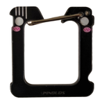Black Bread Clip by Pinbuds, acrylic clip cut-out
