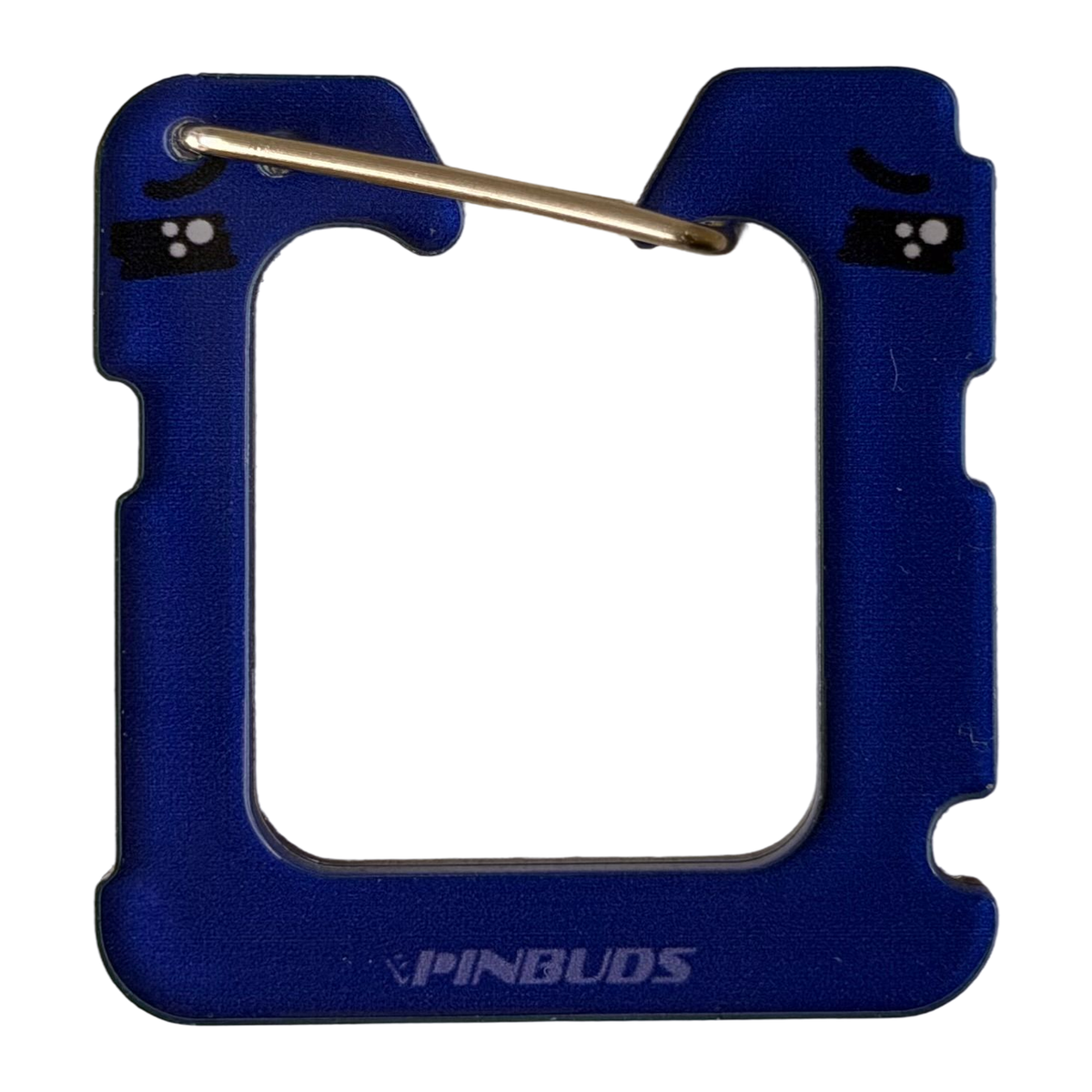 Blue Bread Clip by Pinbuds, acrylic clip cut-out