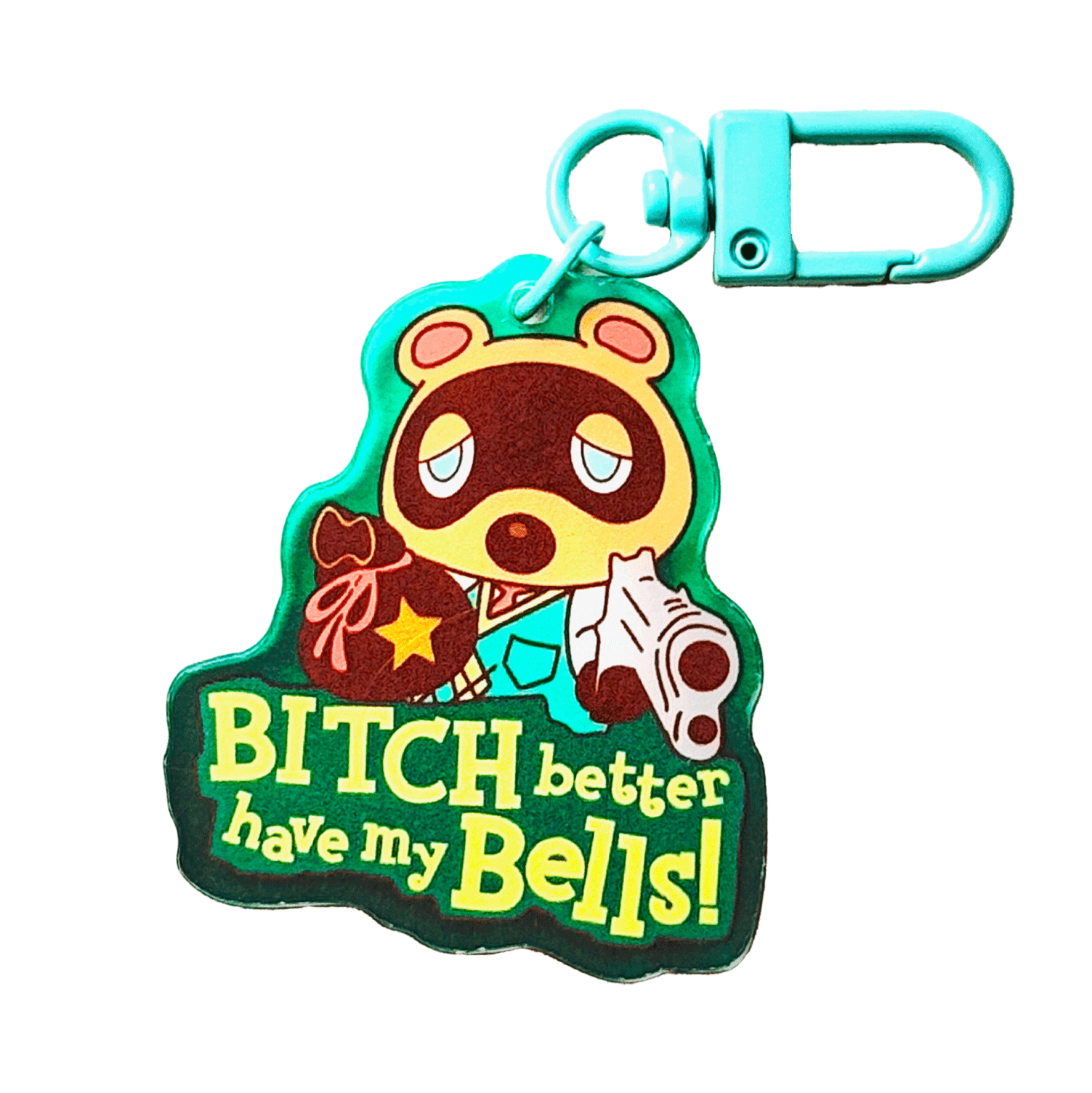 Pinbuds Charms & Keychains Bitch better have my bells mashup  acrylic charm keychain