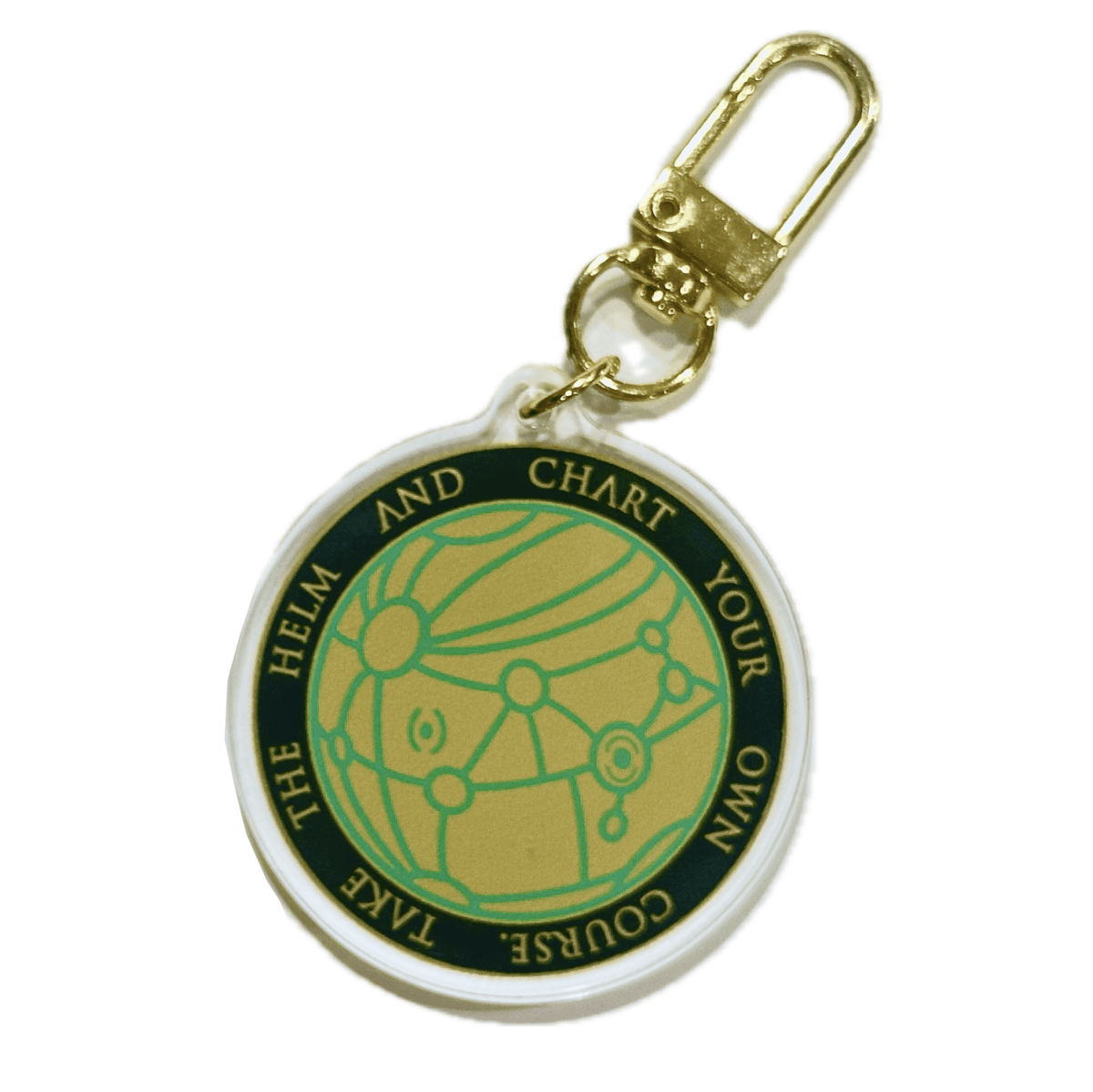 Take the Helm acrylic charm by Pinbuds