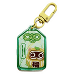 Tanuki Daruma Omamori acrylic charm by Pinbuds