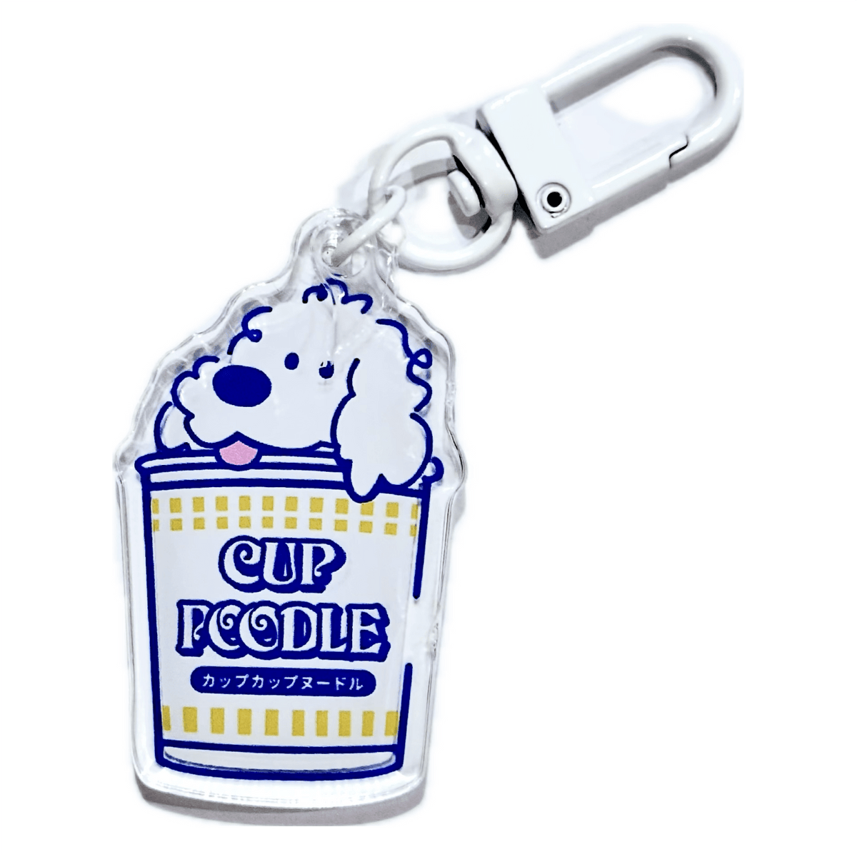 Cup Poodle Ramen acrylic charm by Pinbuds
