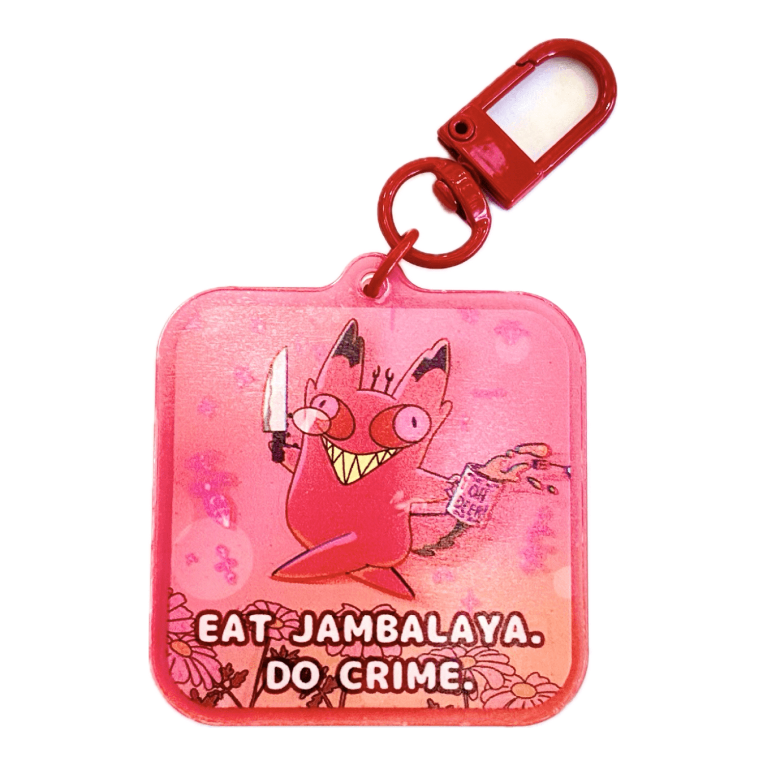 Pinbuds Charms & Keychains Eat Jambalaya acrylic keychain charm