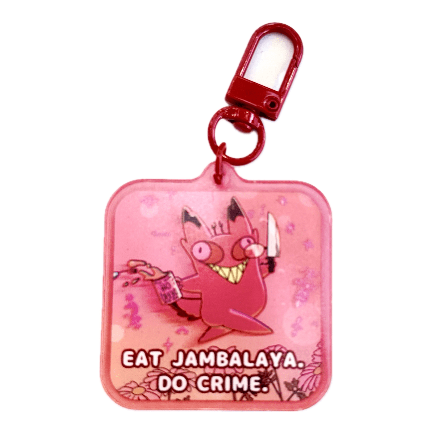 Pinbuds Charms & Keychains Eat Jambalaya acrylic keychain charm