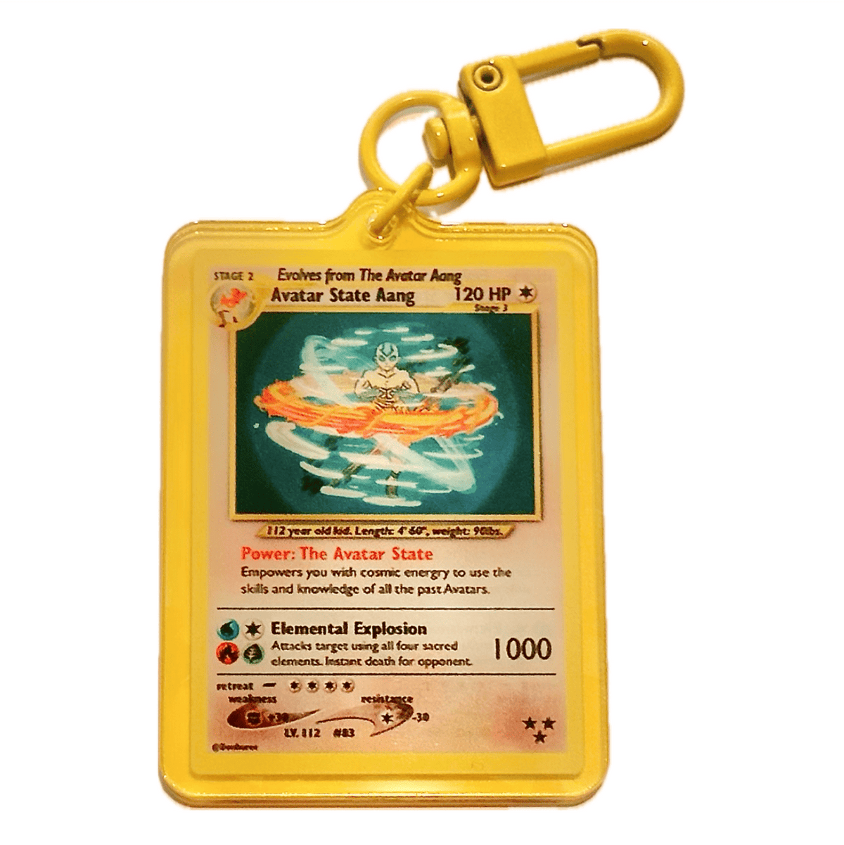 Elemental Spirit Holographic acrylic charm, designed in Sydney