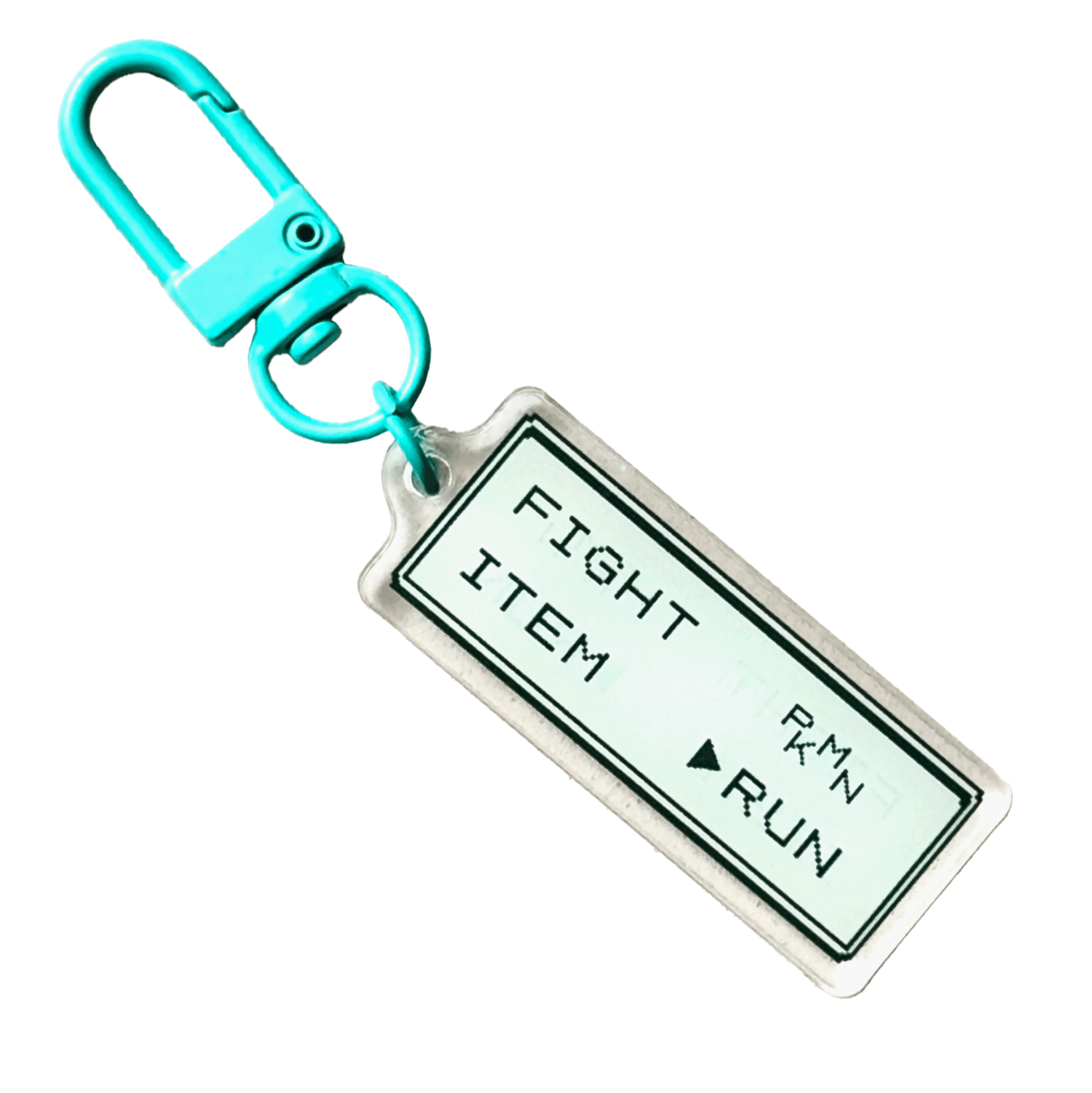 Pinbuds Charms & Keychains Fight Run battle game menu acrylic charm keychain