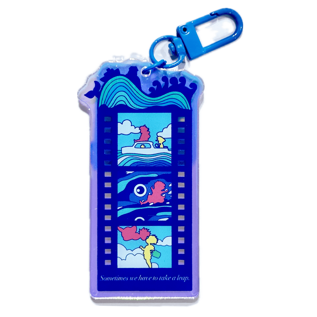 Water Spirit Film Strip acrylic charm by Pinbuds