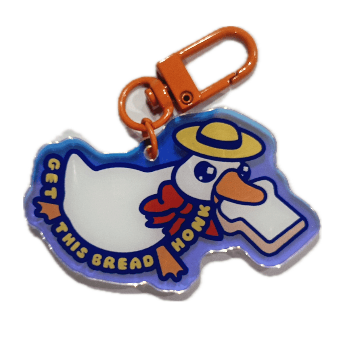 Get this bread honk untitled goose acrylic charm by Pinbuds